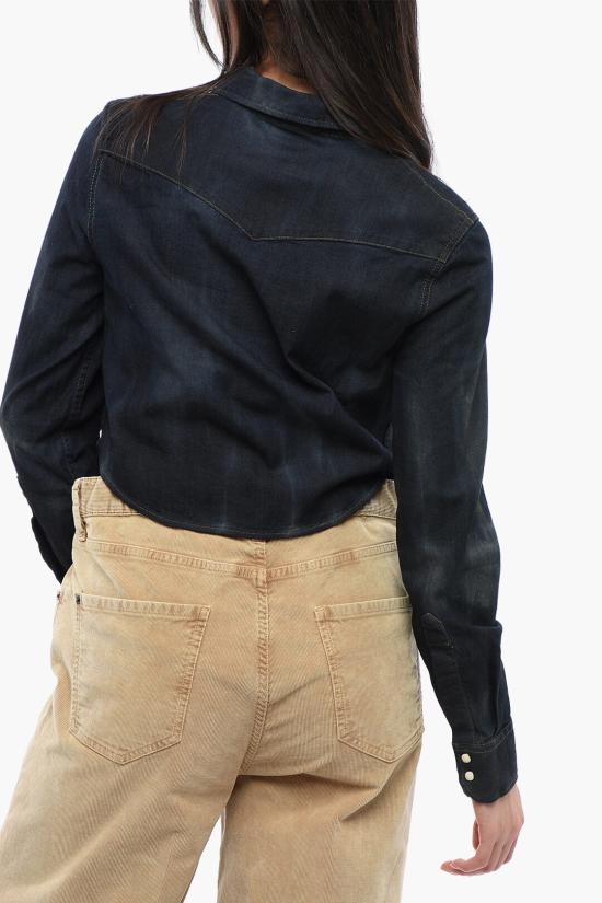  디스퀘어드2 데님 셔츠 S80DL0022 S30341 470 Blue - DSQUARED2