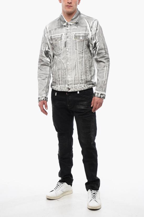  디스퀘어드2 데님 자켓 S79AM0057 S30733 963 Gray - DSQUARED2