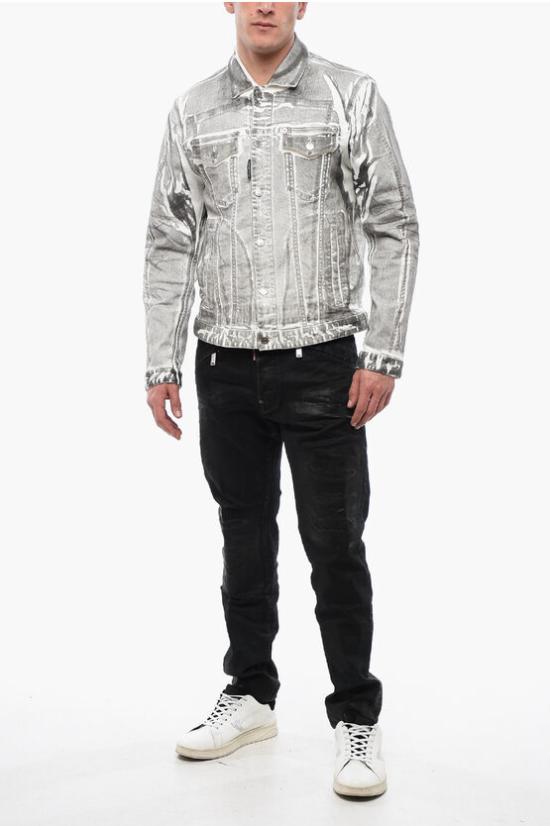  디스퀘어드2 데님 자켓 S79AM0057 S30733 963 Gray - DSQUARED2