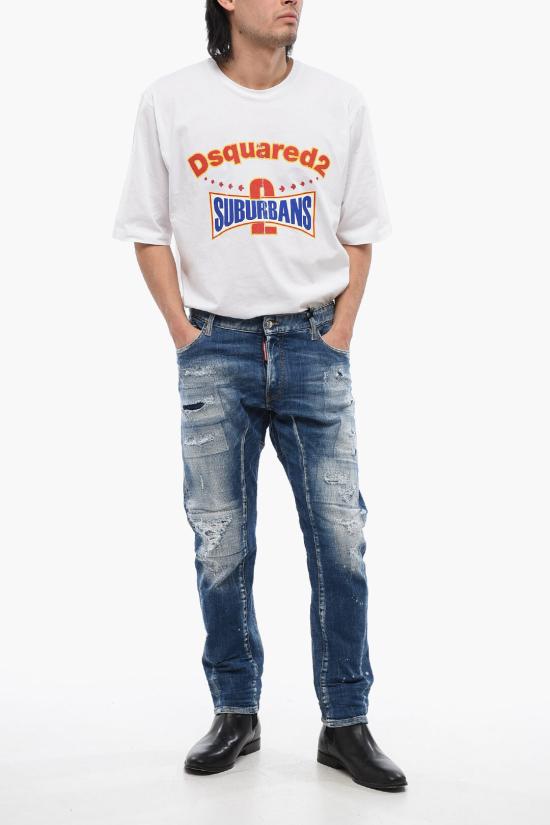  디스퀘어드2 데님 팬츠 S74LB1438 S30872 470 Blue - DSQUARED2