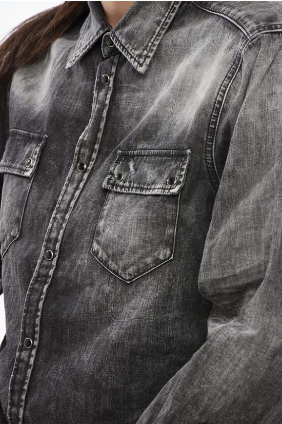  디스퀘어드2 데님 셔츠 S72DL0730 S30826 900 Gray - DSQUARED2