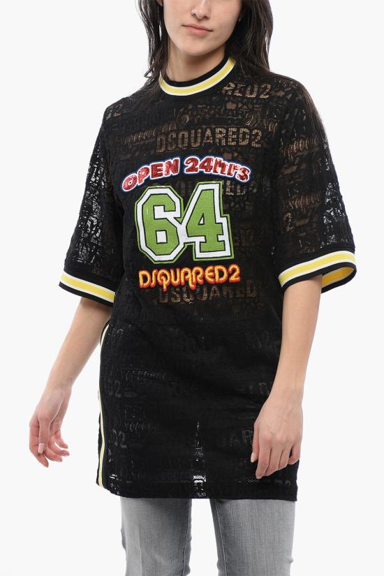  디스퀘어드2 반팔 티셔츠 S75CV0734 S78226 900 Black