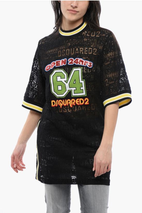  디스퀘어드2 반팔 티셔츠 S75CV0734 S78226 900 Black