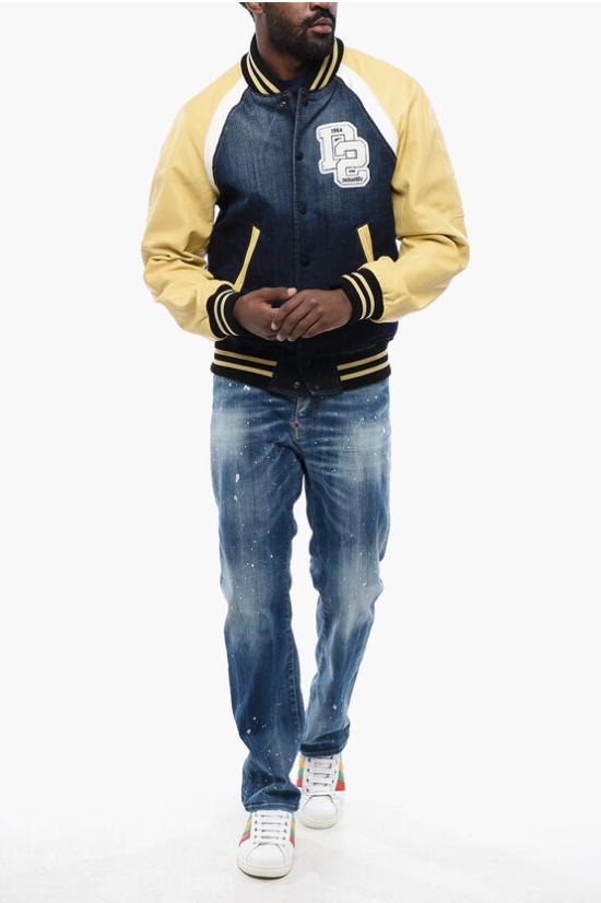  디스퀘어드2 봄버 자켓 S74AM1451 S30664 470 Yellow - DSQUARED2