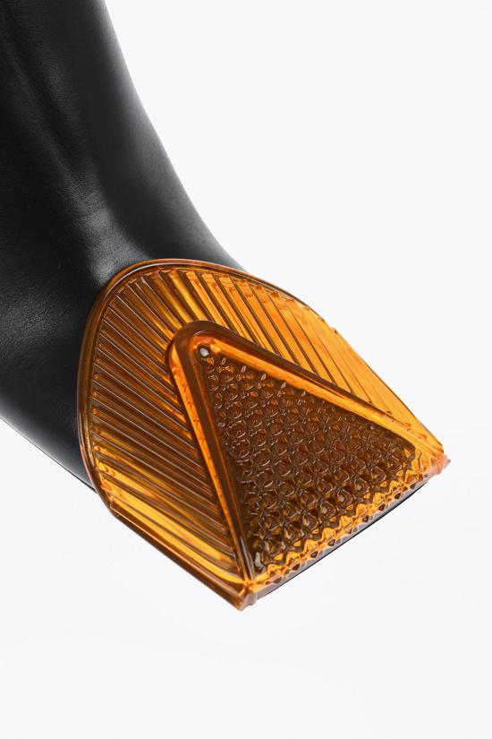  오프화이트 힐/펌프스 OWIJ038F23 LEA001 1020 Black - OFF WHITE