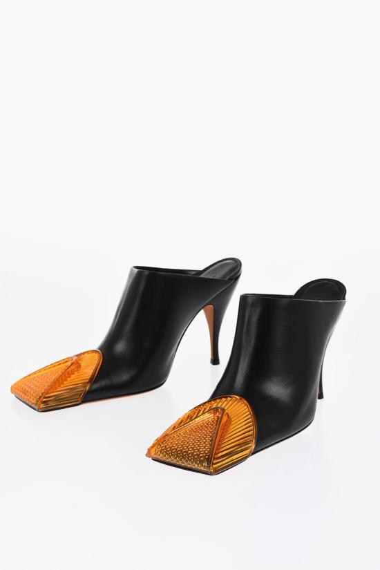  오프화이트 힐/펌프스 OWIJ038F23 LEA001 1020 Black