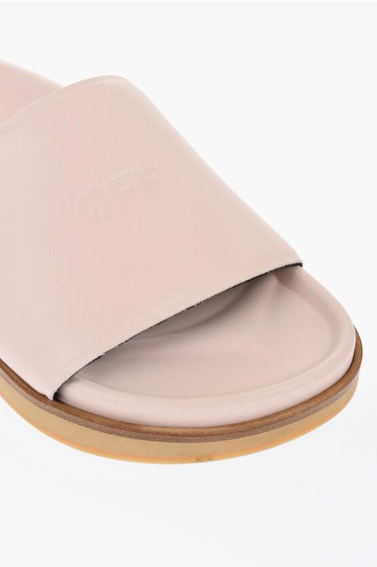  오프화이트 뮬/슬리퍼 OWIT006S24 LEA001 0303 Pink - OFF WHITE