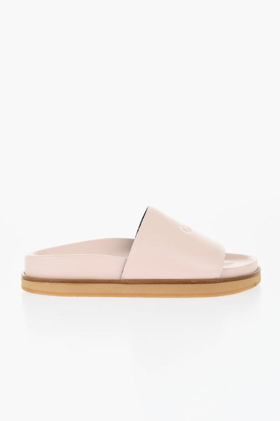  오프화이트 뮬/슬리퍼 OWIT006S24 LEA001 0303 Pink - OFF WHITE