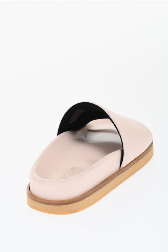  오프화이트 뮬/슬리퍼 OWIT006S24 LEA001 0303 Pink - OFF WHITE