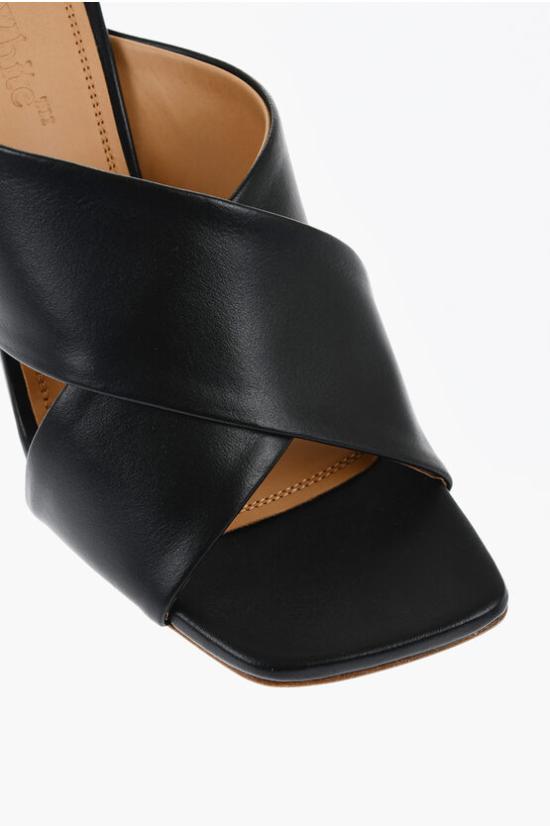  오프화이트 힐/펌프스 OWIJ043S24 LEA001 1010 - OFF WHITE