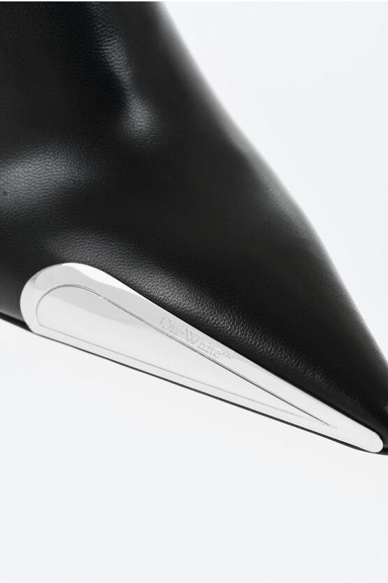  오프화이트 힐/펌프스 OWIJ036F23 LEA001 1072 Black - OFF WHITE