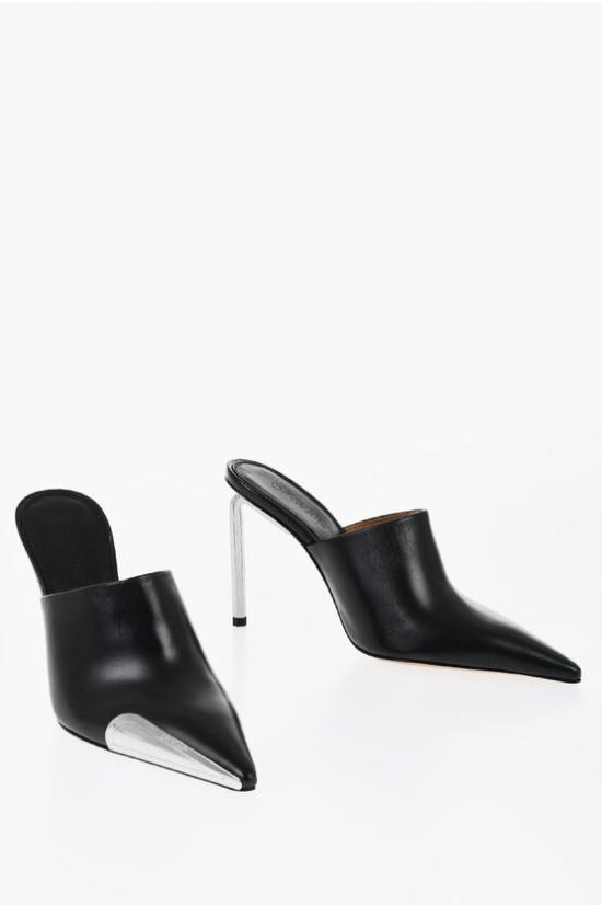  오프화이트 힐/펌프스 OWIJ036F23 LEA001 1072 Black