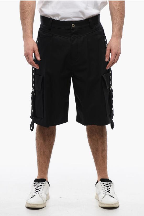  오프화이트 숏팬츠 OMCB093S24FAB0011000 Black