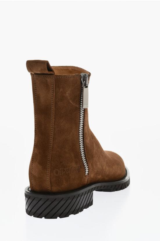  오프화이트 부츠 OMID033S24LEA0016060 Brown - OFF WHITE