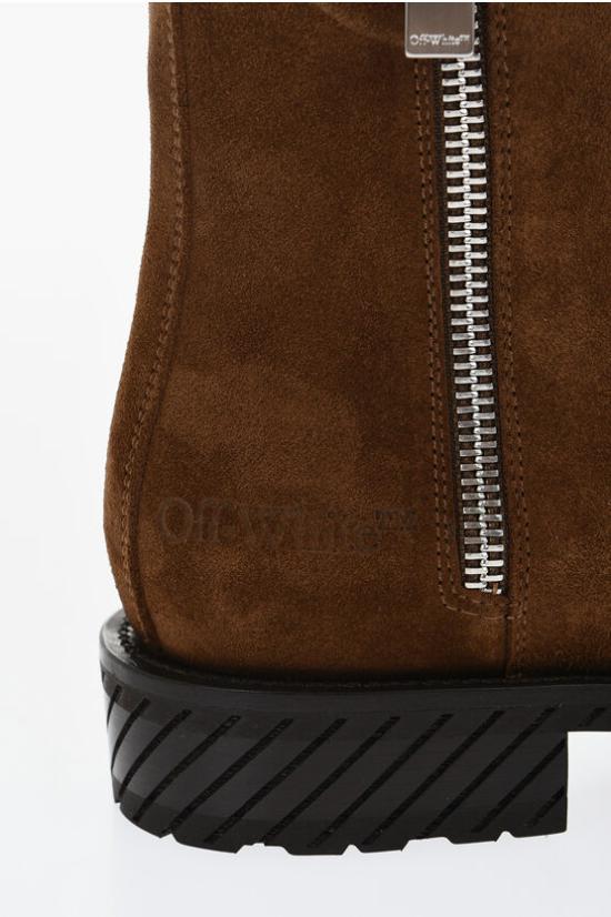  오프화이트 부츠 OMID033S24LEA0016060 Brown - OFF WHITE