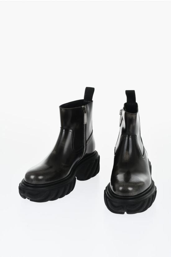  오프화이트 부츠 OMID029S24LEA0021007 Black
