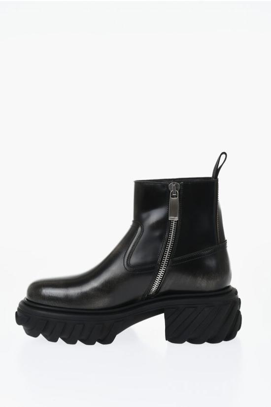  오프화이트 부츠 OMID029S24LEA0021007 Black - OFF WHITE