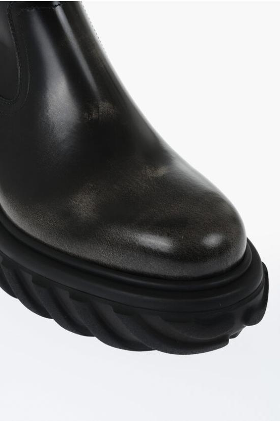  오프화이트 부츠 OMID029S24LEA0021007 Black - OFF WHITE