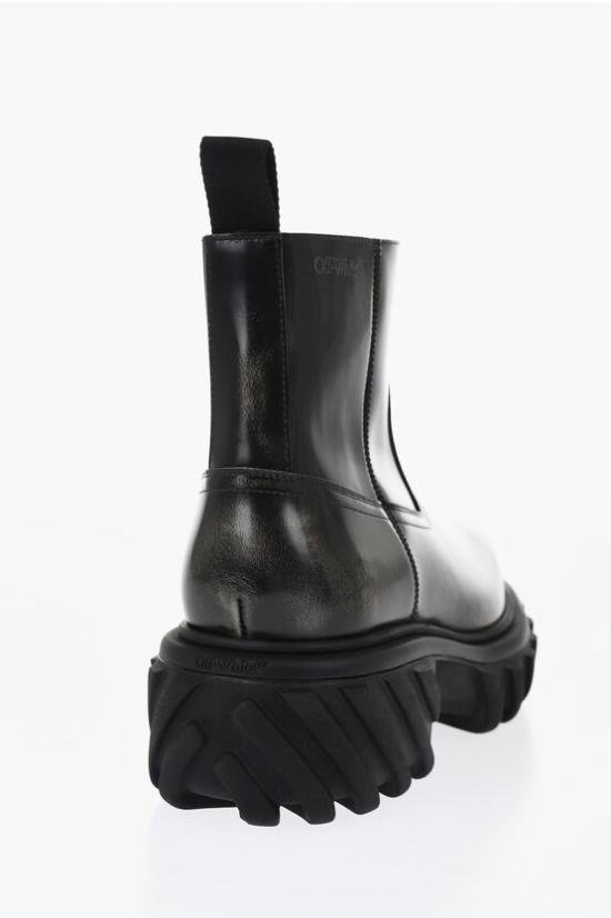  오프화이트 부츠 OMID029S24LEA0021007 Black - OFF WHITE