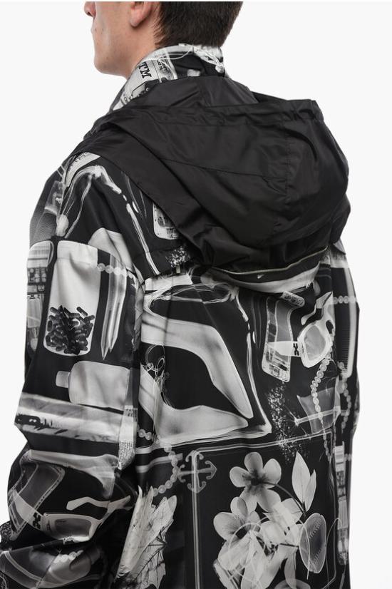  오프화이트 자켓 OMEB048S24FAB0011400 Black White - OFF WHITE