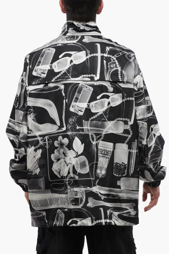  오프화이트 자켓 OMEB048S24FAB0011400 Black White - OFF WHITE