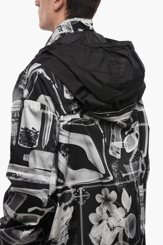  오프화이트 자켓 OMEB048S24FAB0011400 Black White - OFF WHITE