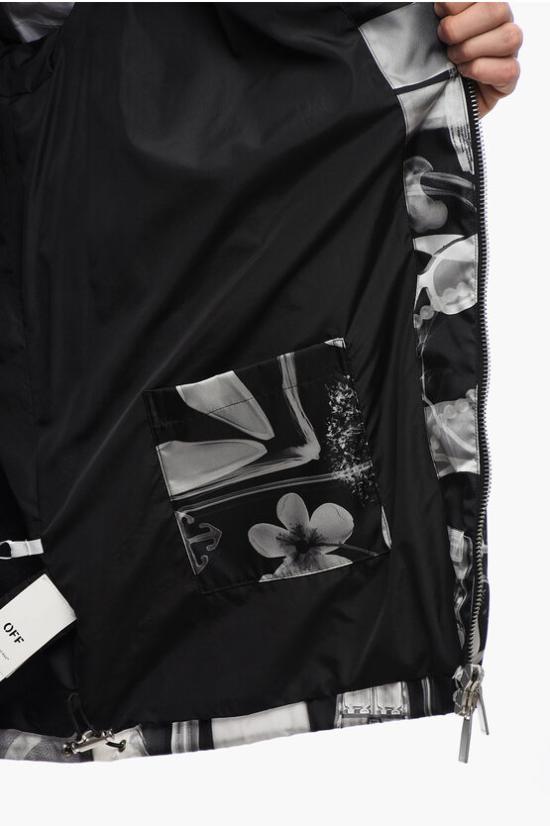  오프화이트 자켓 OMEB048S24FAB0011400 Black White - OFF WHITE