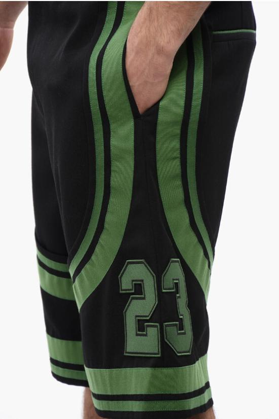  오프화이트 숏팬츠 OMCT007S24FAB0011057 Black - OFF WHITE