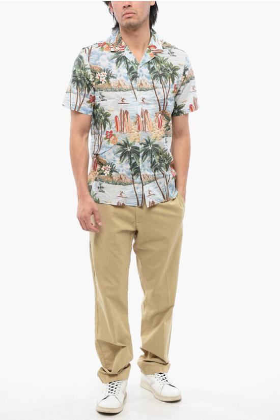  알테아 반팔 셔츠 2054020 75 R Light blue - ALTEA