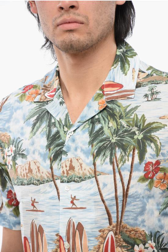  알테아 반팔 셔츠 2054020 75 R Light blue - ALTEA