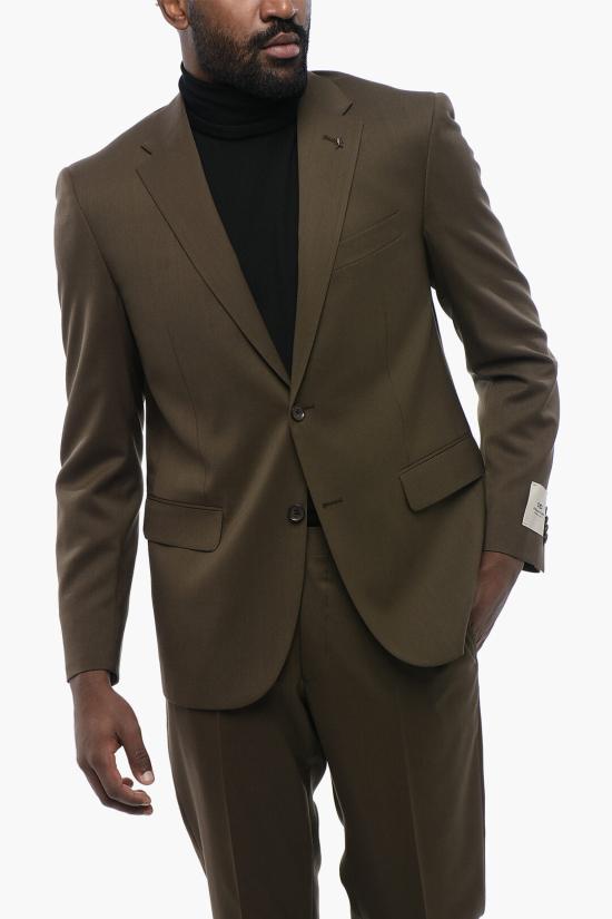  꼬르넬리아니 수트 세트 947R49 2988524 050 Military Green - CORNELIANI