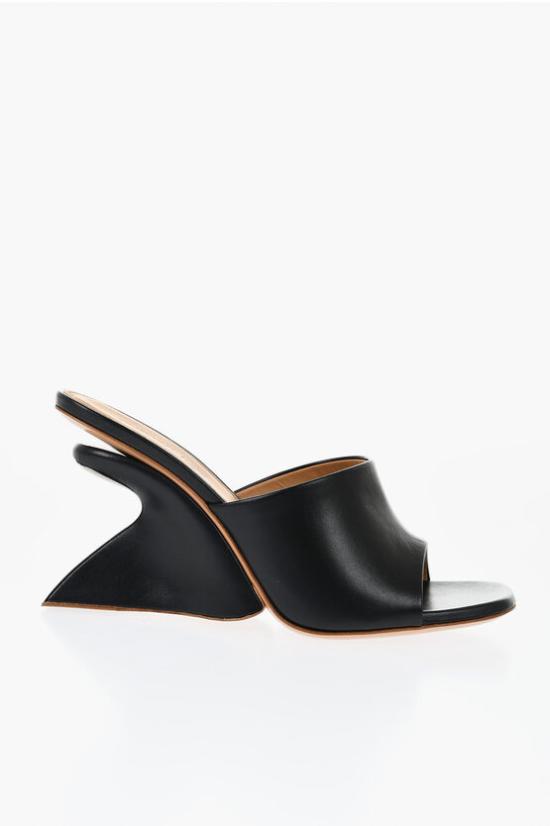  오프화이트 힐/펌프스 OWIJ042S24LEA0011010 Black - OFF WHITE