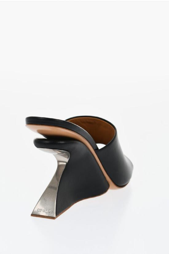  오프화이트 힐/펌프스 OWIJ042S24LEA0011010 Black - OFF WHITE