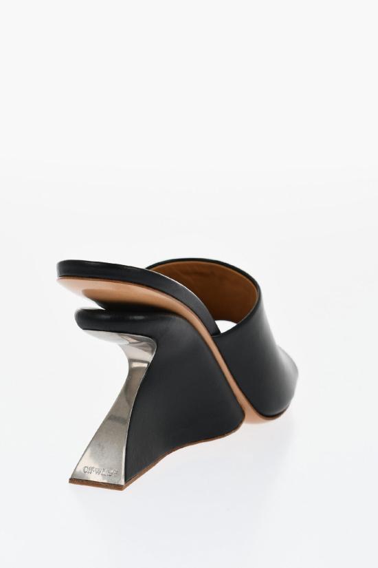  오프화이트 힐/펌프스 OWIJ042S24LEA0011010 Black - OFF WHITE