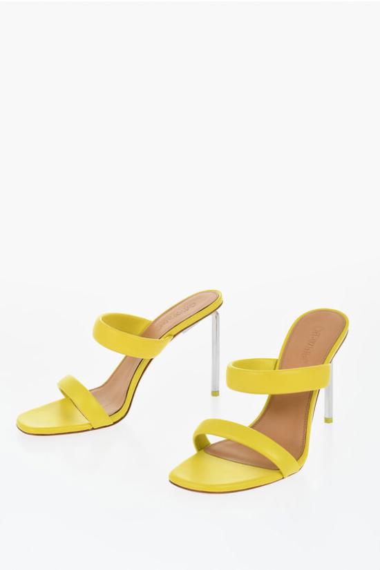  오프화이트 뮬/슬리퍼 OWIH055S24LEA0025072 Yellow