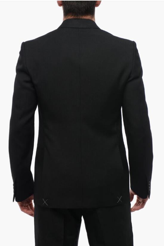  오프화이트 수트 자켓 OMEW002S24FAB0011010 Black - OFF WHITE