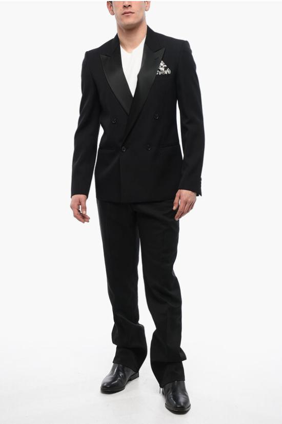  오프화이트 수트 자켓 OMEW002S24FAB0011010 Black - OFF WHITE