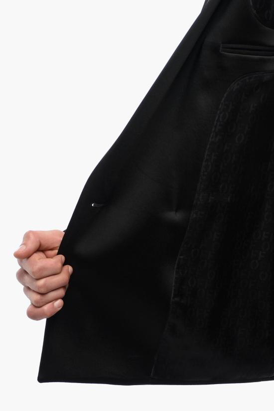  오프화이트 수트 자켓 OMEW002S24FAB0011010 Black - OFF WHITE