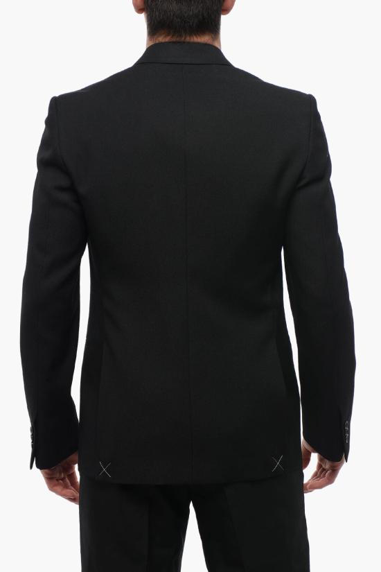  오프화이트 수트 자켓 OMEW002S24FAB0011010 Black - OFF WHITE