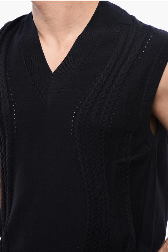  빅터앤롤프 니트 베스트 MK065 31 17323 Blue - VIKTOR & ROLF