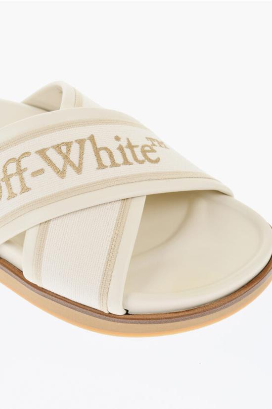  오프화이트 뮬/슬리퍼 OWIT003S24LEA0016161 Beige - OFF WHITE