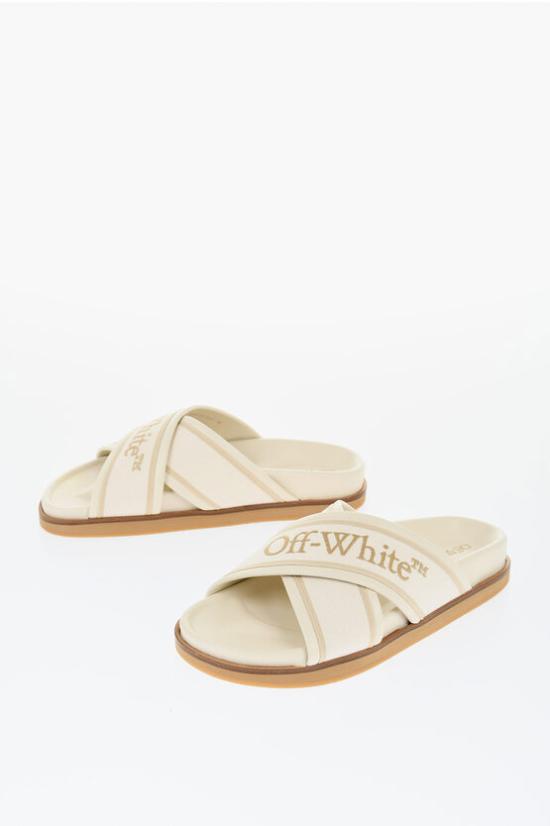  오프화이트 뮬/슬리퍼 OWIT003S24LEA0016161 Beige