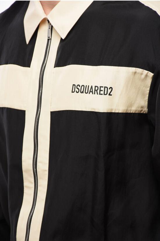  디스퀘어드2 긴팔 셔츠 S74DM0786 S47223 900 Black - DSQUARED2