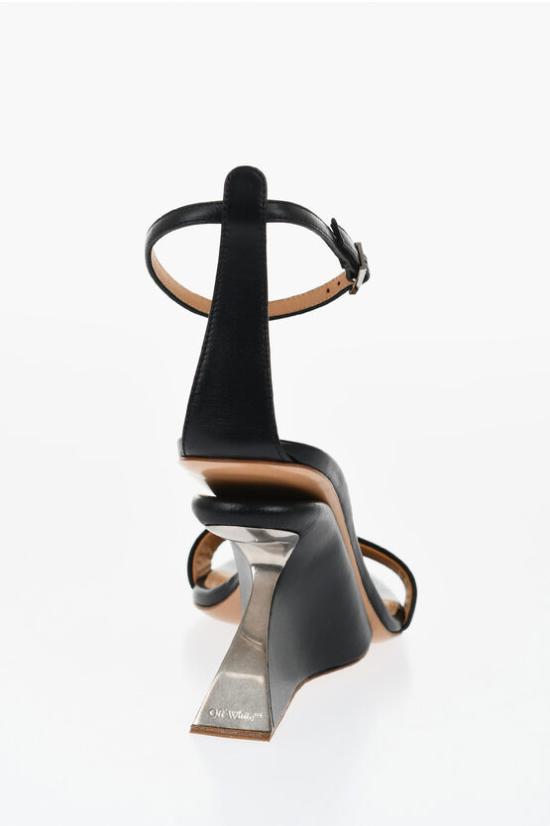  오프화이트 힐/펌프스 OWIH058S24LEA0011010 Black - OFF WHITE