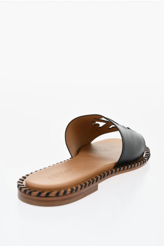  오프화이트 뮬/슬리퍼 OWIC019S24LEA0011010 Black - OFF WHITE