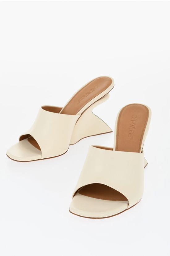  오프화이트 힐/펌프스 OWIJ042S24LEA0010303 Beige