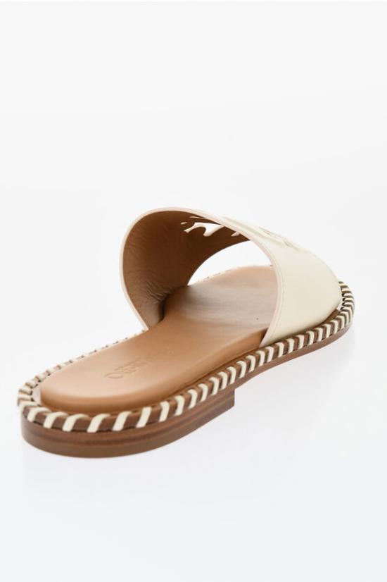  오프화이트 뮬/슬리퍼 OWIC019S24LEA0010303 Beige - OFF WHITE