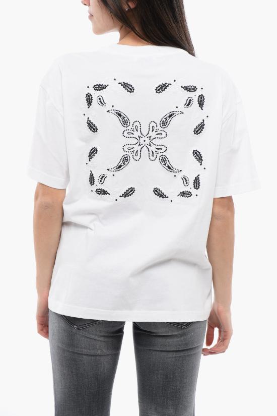  오프화이트 반팔 티셔츠 OWAA089S24JER0020101 White - OFF WHITE