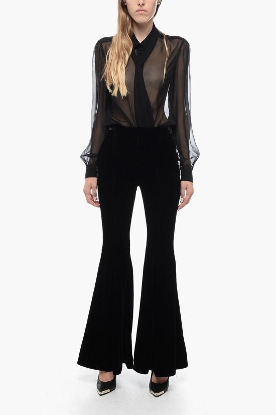  생로랑 스트레이트 팬츠 731723 Y525R 1000 Black - SAINT LAURENT