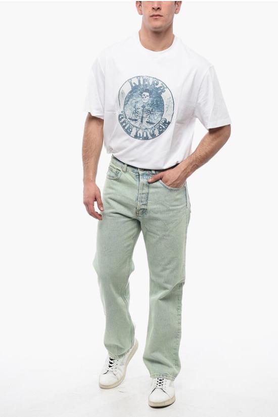  팜앤젤스 데님 팬츠 PMYA040S24DEN001 5103 Light blue - PALM ANGELS